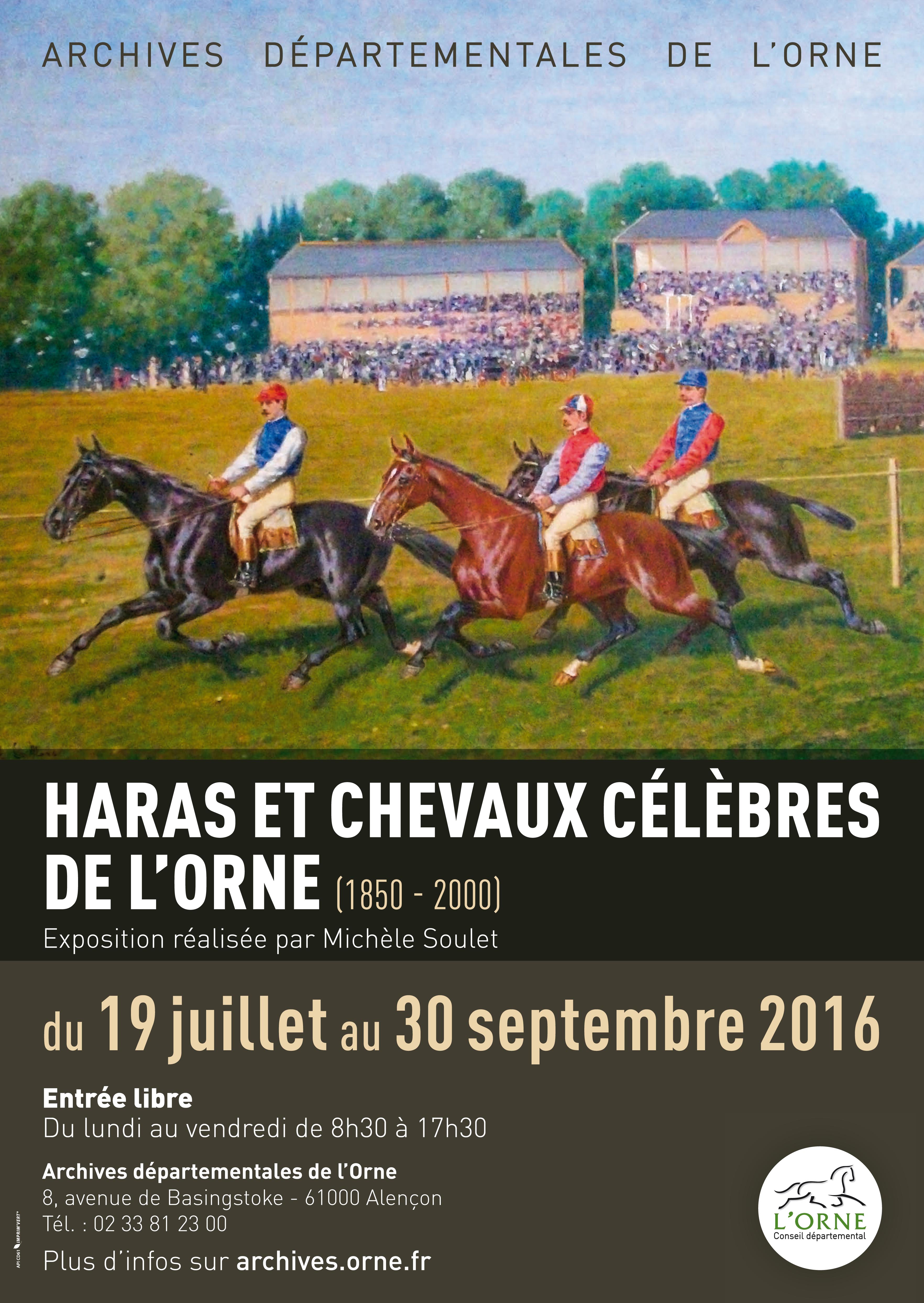 Haras et chevaux célèbres de l'Orne (1850-2000)